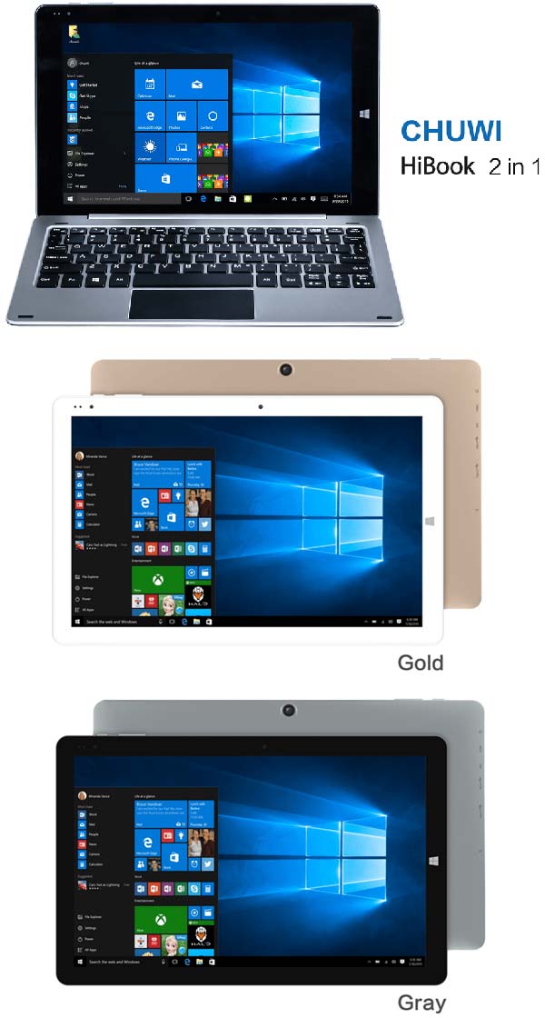 Вот как выглядит аппарат Chuwi Hibook