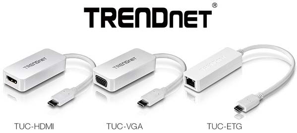 USB Type-C адаптеры от TRENDnet