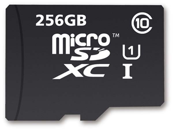 microSDXC карта памяти от Integral Memory на 256ГБ