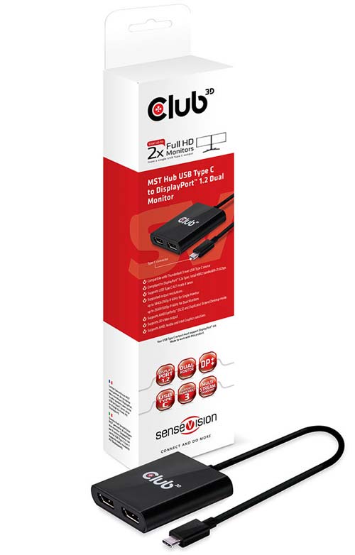 Club 3D SenseVision MST Hub USB 3.1