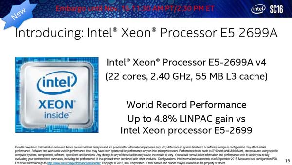 Intel Xeon E5-2699A
