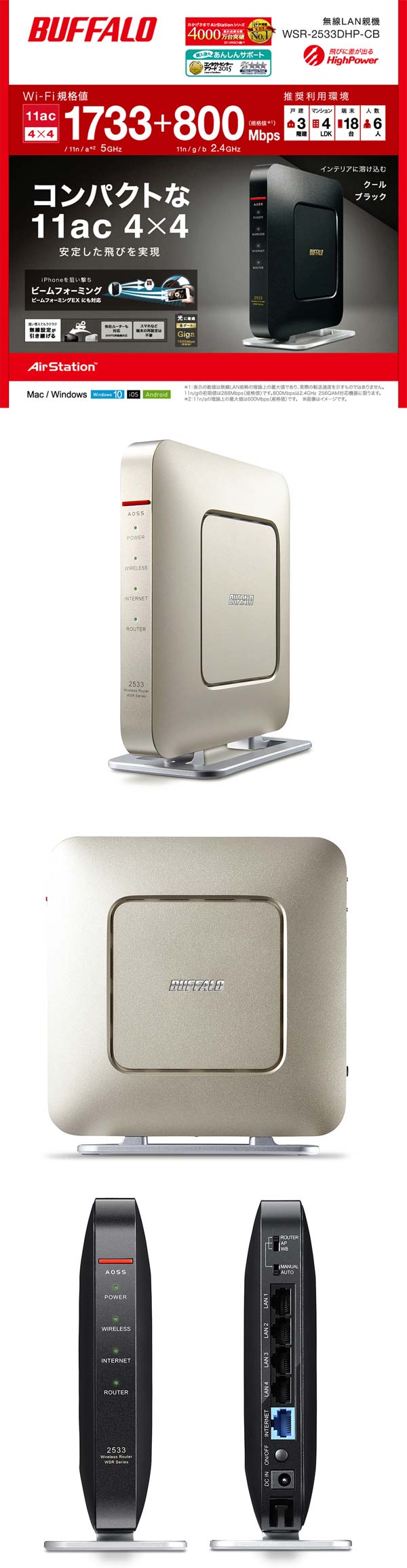 Роутер Buffalo WSR-2533DHP