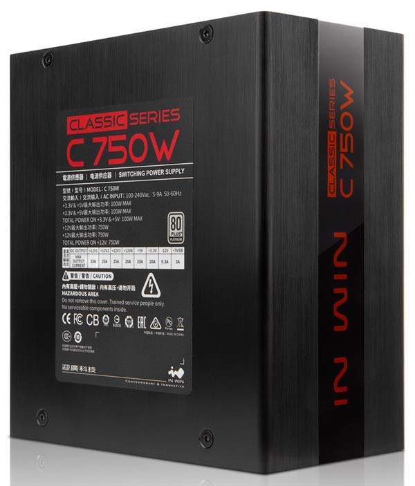 На фото блоки питания Classic C-750W и C-900W от In Win