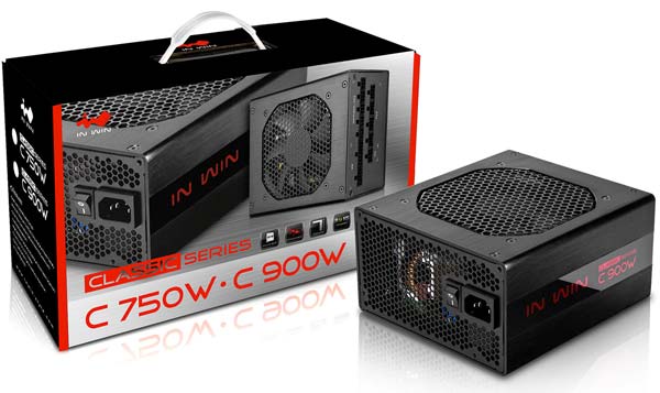 На фото блоки питания Classic C-750W и C-900W от In Win