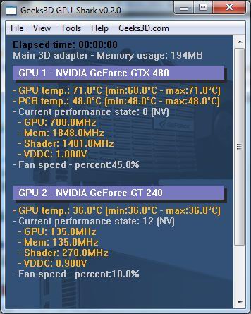 Обновились две хорошие утилиты для видеокарт - GPU Caps Viewer (1.11.1) и GPU-Shark (0.4.4)
